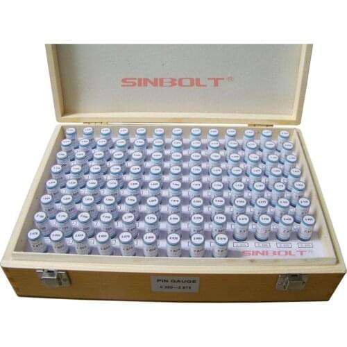 Pin gauge/plug gauge Set,0.200mm--6.450(Interval: 0.025,251pcs),fast delivery