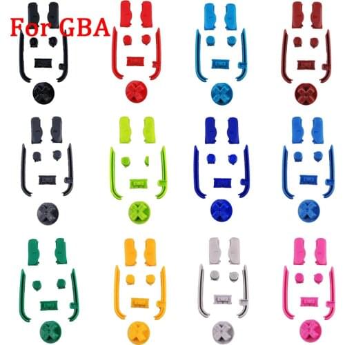 New Customized Buttons for GBA Button A B L R D-Pad Buttons for Gameboy Advance IPS V2 LCD Screen High Brightness backlight Kits