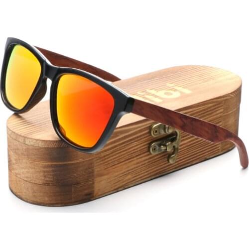 Ablibi RoseWood Originals Polarized Bamboo Wood Sunglasses 100% Floating Mens Womens Wooden Shades in Box