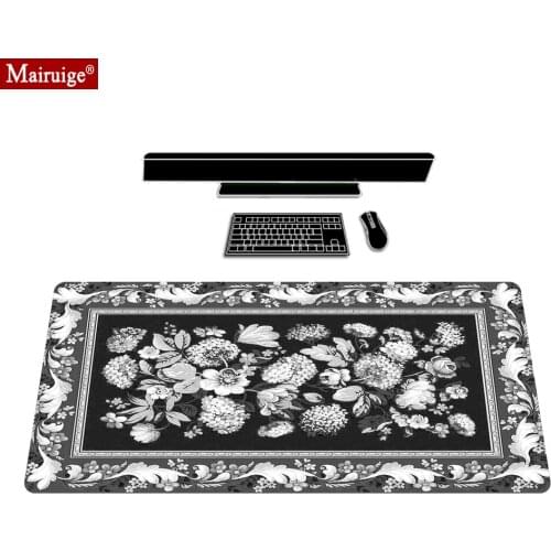 Persian Rug Mousepad 90x40cm Mouse Mat Large Carpet Custom Full Desk Best Gaming Mouse Pad DIY Custom Bohemian Style