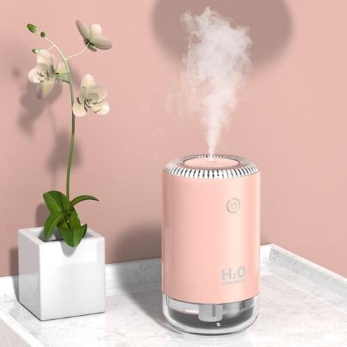 Portable USB Rechargeable Air Humidifier Purifier Desktop Mist Aromas Diffuser