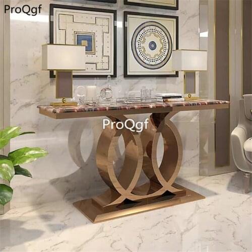 Prodgf 1 Set 120*40*80cm Marble Corner Table