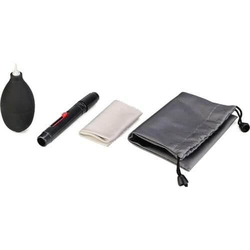 Professional Lens Cleaning Set Lens Dust Blower Cleaning Cloth Lens Brush,for Camera Monocular Astronomy Telescope