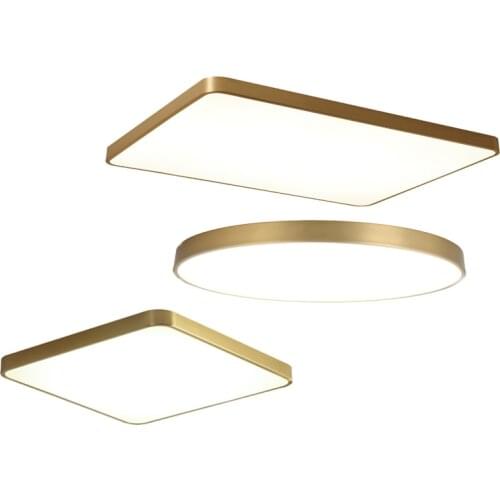 GOLD 15W 27W LED Ceiling Light Living Room Bedroom Light Corridor Balcony LED Ceiling lamp Kitchen Ceiling Lights Surface mount