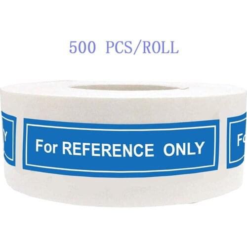 For Reference Only Stickers Removable Reference Label Warning On Book Notebook To Keep Safety Personel 0.5x2 Inch