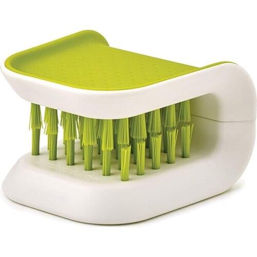 U Shape Blade Brush Knife and Cutlery Cleaner Openable Cleaning Kitchen Washing Non-Slip Household Cleaning Tool
