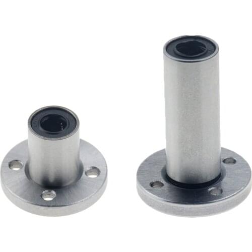 1PC LMF10LUU LMF8UU LMF6UU LMF12UU LMF16UU LMF20UU LMF25UU Flange linear bearing CNC parts for 3D printer linear Rod