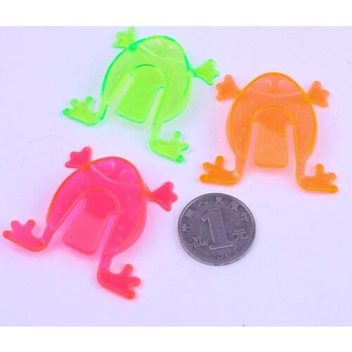 10/20PCS 4.3*4.3cm Jumping Frog Hoppers Game Kids Party Favor Birthday Party Toys for Girl Boy Goody Bag Pinata Fillers