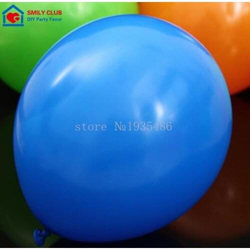 12 Inch Circle is Smooth Thickening Latex Balloons Dark Blue Balls 50 Pcs. / lot Toy Balloons