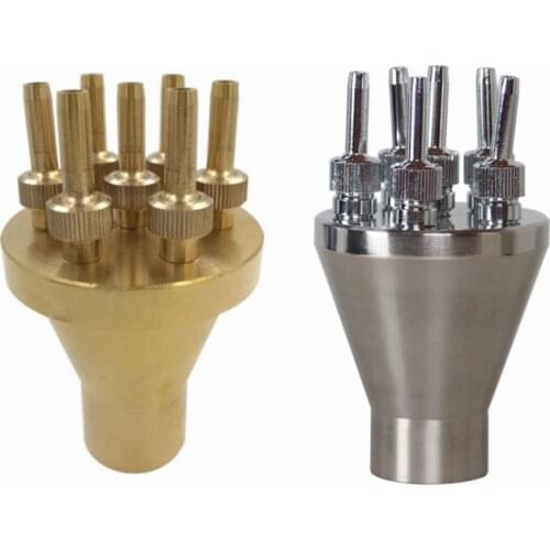 Factory Direct 1" 1.5" 2" Center Straight Fountain Nozzles Copper Brass Garden Pool Outdoor Music Water Features Fountains