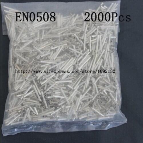 EN0508 Bare Copper Wire Ferrules For 0.5mm2, 22 AWG Wire 8mm of Pin Length 2000pcs/lot