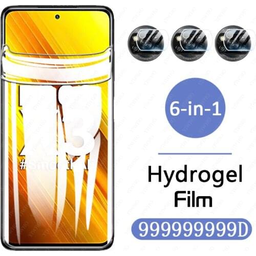 Screen Protector Hydrogel Film On For xiaomi poco x3 x 3 nfc x3NFC smartphone pocophone x3 6.67'' Protector Films poko pocco x 3