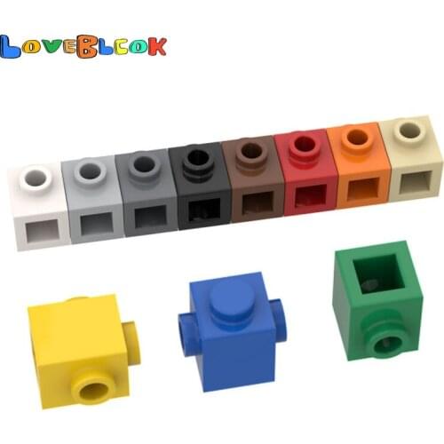 Brick 1x1 with Studs on Two Opposite Sides Building Blocks Assembles MOC Technical Parts Toy Creative For Kids 47905 10pcs/Lot