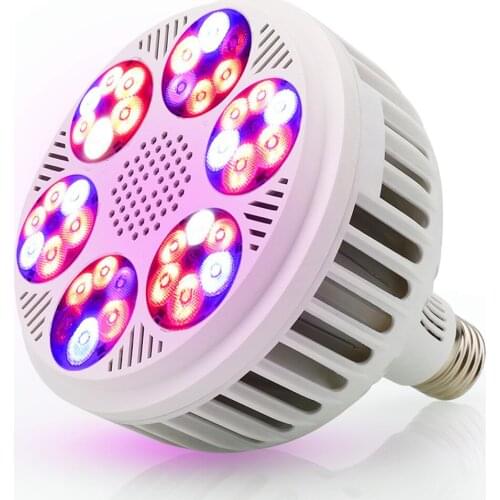 36LED Grow Light E27 120W Full Spectrum Plant Lamp AC85V-265V For Greenhouse Garden Hydroponics Seedling Flower Plant Vegetable