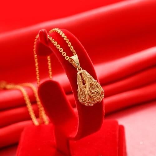 Gligli Small Necklaces For Women/Girl Gold Color Pendant Thin Chain Jewelry Ladies Festival Gift