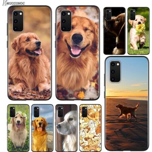 Golden retriever dog For Samsung Galaxy A01 A11 A12 A22 A21S A31 A41 A42 A51 A71 A32 A52 A72 A02S Soft Phone Case