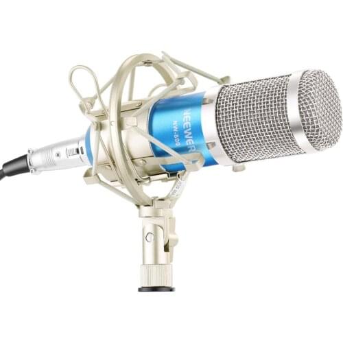Neewer NW800 Microphone Set Including: NW-800 Professional Condenser Microphone+Shock Mount+Foam Cap+Microphone Power Cable