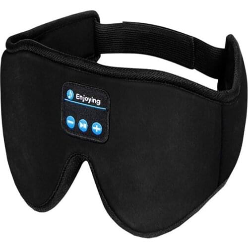 New 3D Headphone Wireless Music Sleep Artifact Breathable Eye Mask Bluetooth V5.0 Headset Call Manufacturers Dropshipping