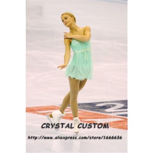 Custom Figure Skating Dresses For Women With Spandex Graceful New Brand Figure Skating Competition Dress Girls DR2704