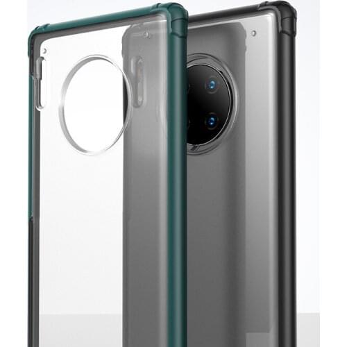 Luxury Anti-Fingerprint Phone Case For Huawei Mate 30 Hard PC Translucent Matte Cover For Huawei Mate 30 Pro Case Fundas