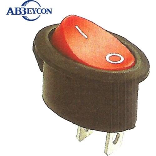RS269 ellipse 2pin IP40 Mini rocker switch electronic Supplier t105 rocker switch