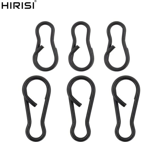 Carp fishing hook links swivel snaps quick change fishing snap lure connector speed links