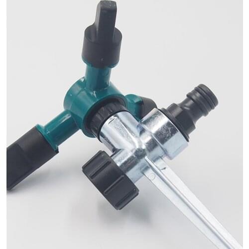 Garden Sprinkler Automatic Lawn Water Sprayer 360 Degree 3 Arms Rotating Sprinkler System Flower/Grass Yard Above Irrigation