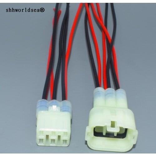 Shhworldsea 6 Pin HM 090 Male Female Motorcycle Connector Electrical Connector for Toyota 6189-6171 6180-6181