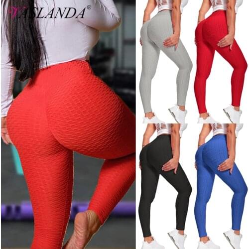 Women Leggings Butt Lifting Workout Sport Pants High Waist Seamless Leggings Textured Tights Fitness Clothing Gym Sportswear