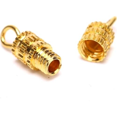 20pcs/set Screw Clasps For Diy Bracelets Connectors For Cylinder Fasteners Buckle Closed Jewelry Accessories