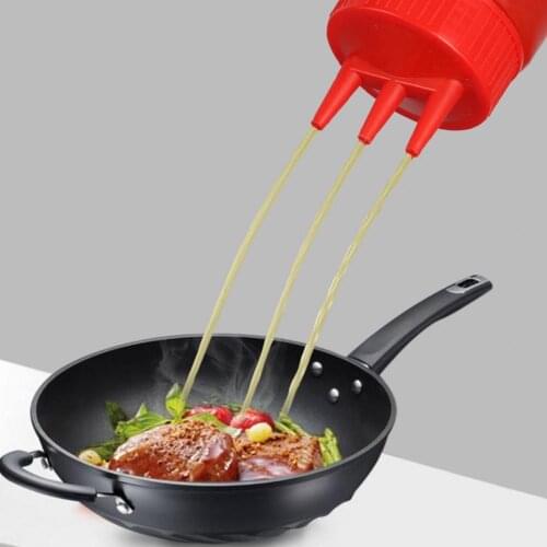 Spice Jar Non-defrmation Soft Squeezing Bottle Container For Ketchup Mayo Hot Sauces Olive Oil Bottles Kitchen Gadget