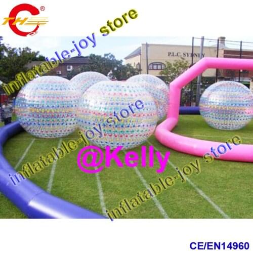 Free air shipping inflatable zorb ball, big inflatable lawn zorb ball, water rolling zorb ball, durable human snow zorb ball