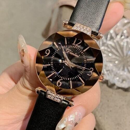 Luxury Brand Dimini Quartz Women Watches Fashion Casual Ladies Watch Woman Elegant Starry Sky Dial Watch Clock Gift reloj mujer
