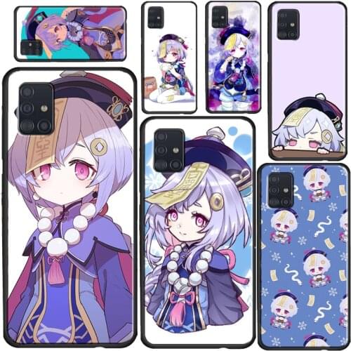 Genshin Impact Qiqi Phone Case For Samsung A71 A51 A41 A31 A11 A12 A32 A52 A72 A20e A21S A02S A10 A40 A50 A70