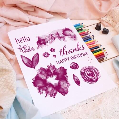 Flower Leaves Cutting Die Seal Stamp Scrapbook Plant Series Paper Card Embossing Card Making Kids Christmas Fun Decoration