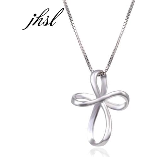 JHSL Brand Real S925 Sterling Silver Cute Female Girls Women Necklaces Pendant Small Charm Fine jewelry Birthday Gift