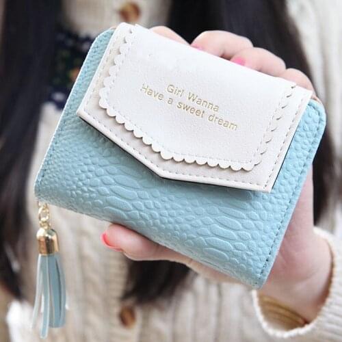Longmiao Womens Small Wallets