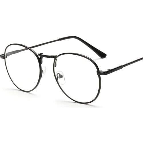 Viodream NEW Glasses frame Women Men Retro Round Metal Frame Clear Lens Glasses Nerd Spectacles Eyeglass FREE SHIPPING