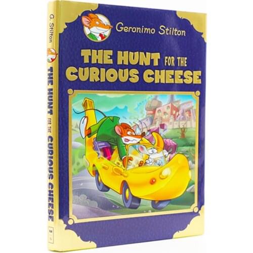 Geronimo Stilton The Hunt For the Curious Cheese Original Children English Story Picture Book Full Color Hardcover for age 3-12