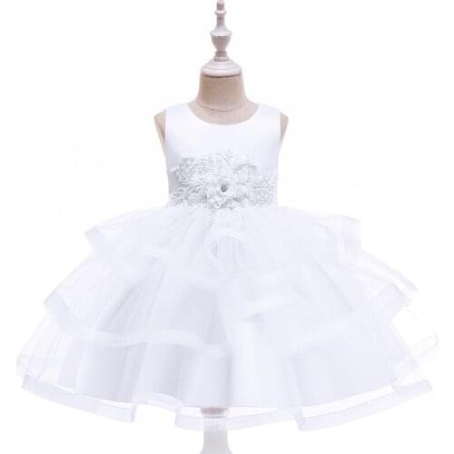 Cake Tutu Princess Children Birthday Party Prom Wedding Bridesmaid Evening Infant Summer Dress Kids Vestidos Baby Girls Clothes