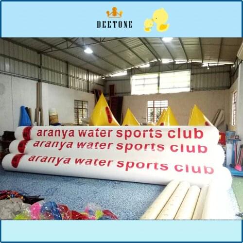 Sell PVC closed air inflatable floating tube, floating advertising objects, floating warning objects