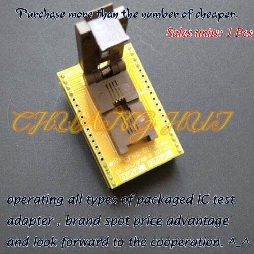 QFN8 WSON8 DFN8 MLF8 Programmer Adapter test socket Size=5x6 Pitch=1.27mm