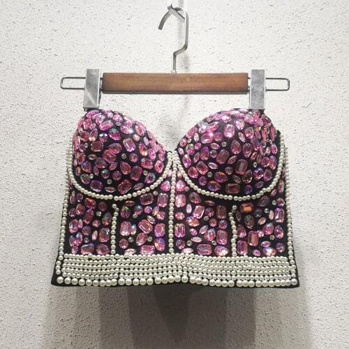 H80&S90 Sexy Corset Floral 3 Color Overbust Bustier Top For Women Beading Push Up Corsets New Fashion Ladies' Slim Waist