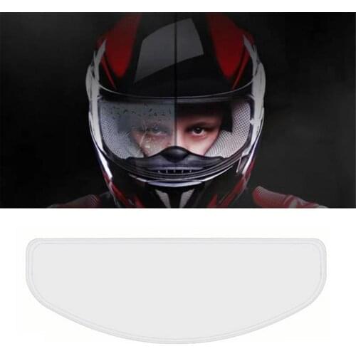 Universal Anti-fog Rainproof Patch Lens Clear Visor Sticker Helmet Film For Motorcycle Helmets Motocross Protective Accessories