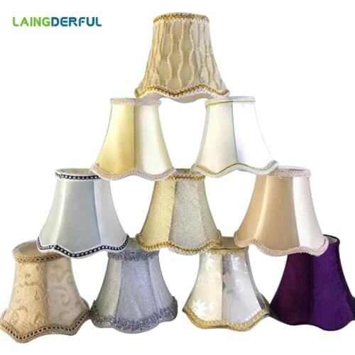 LAINGDERFUL Wavy Lampshade Modern Concise Lamp Cover Table Lamp Lampshell Wall Lamp Shade for Crystal Light Cover