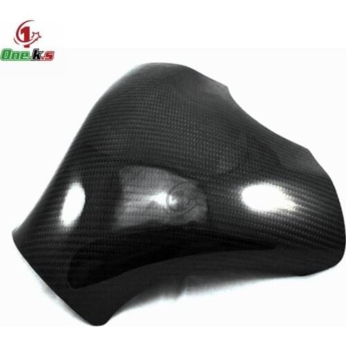 Motorcycle Carbon Fiber Fuel Gas Tank Cover Protector For KAWASAKI ZX6R 2007 2008