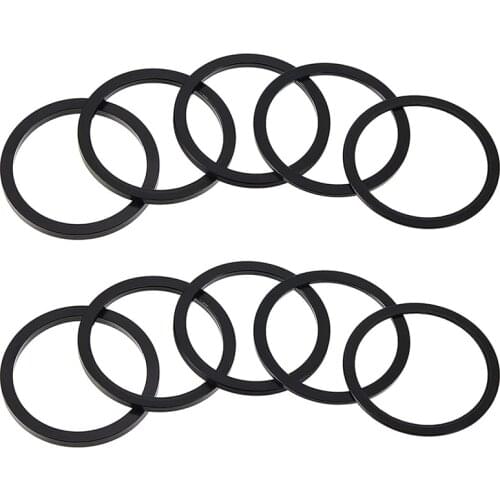 10 Pcs Bike Bicycle 7 8 9 10 11 Speed Flywheel Hub Washer 1mm 1.5 mm 2 mm 2.5 mm 3.0 mm Bottom Bracket Washer,Black