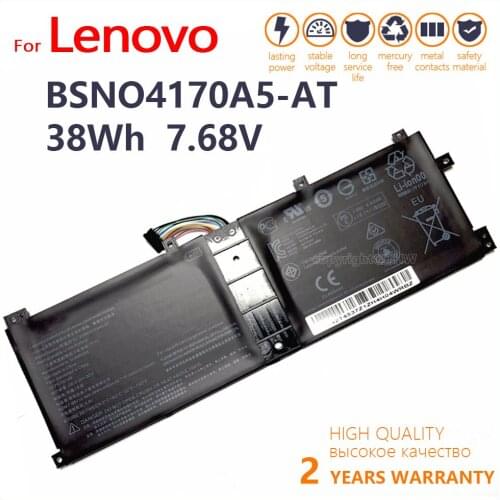 100% Genuine BSNO4170A5-AT Laptop Tablet Battery For Lenovo Miix 510-12ISK 520-12IKB BSNO4170A5-LH 525-12IKB LH5B10L67278