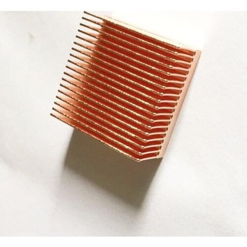 Free Ship 2PCS Custom Copper Heatsink Small Instrument Electronic Components low-power Chips Radiator 20*20*11mm Copper Radiator