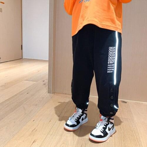 2021 In Stock Spring Summer Thin Casual Pants Boys Kids Trousers Children Clothing Teenagers Formal Outdoor High Quality